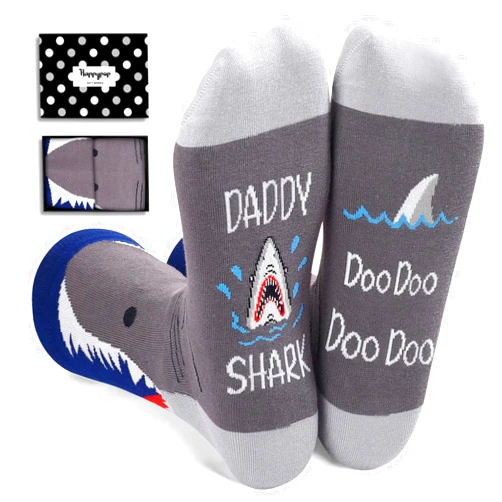 Zmart Funny Flamingo Socks Otter Socks, Daddy Shark Gifts Novelty Funny Saying Animal Socks