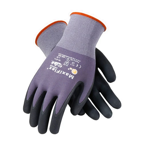 MaxiFlex 34-874 Micro-Foam Nitrile Coating - 360° Breathability - Excellent Grip and Abrasion Resistance