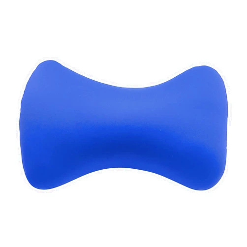 Longaoa Microbead Roll Neck Pillow Mini Microbeads Bone Type Travel Pillow Soft Mooshi Jelly C-ervical Pillow Cushion Back Head Neck Support Sleeping Throw Pillows for Home Sofa Bed (Blue, 1pc)