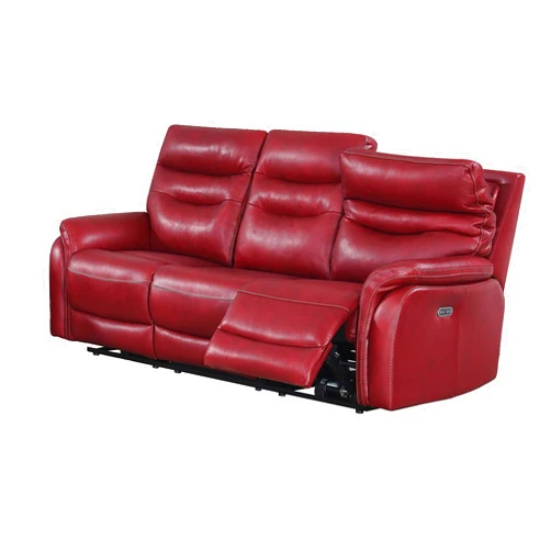 Steve Silver Fortuna Leather Dual-Power Reclining Sofas, 84