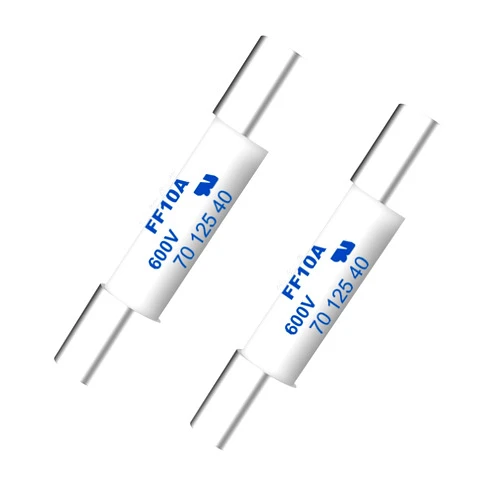 Ameri FF10A 600V Very Fast Acting 10A Multimeter Fuse Brass, Nickel-Plated Fuse 6.3 x 32mm (2 Pack)