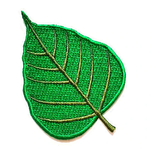 NiPitShop Cartoon Patch Nipitshop Patches Green Leaves Patch Beautiful Leaves Cartoon Kids Patch Embroidered Iron On Patch for Clothes Backpacks T-Shirt Jeans Skirt Vests Scarf Hat Bag