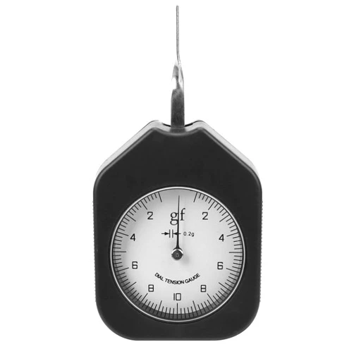 Mxzzand Gram Tension Meter Dial Tension Meter Gauge Pressure Pull Tester Switch Force Gauge Single Needle 10G for Measuring