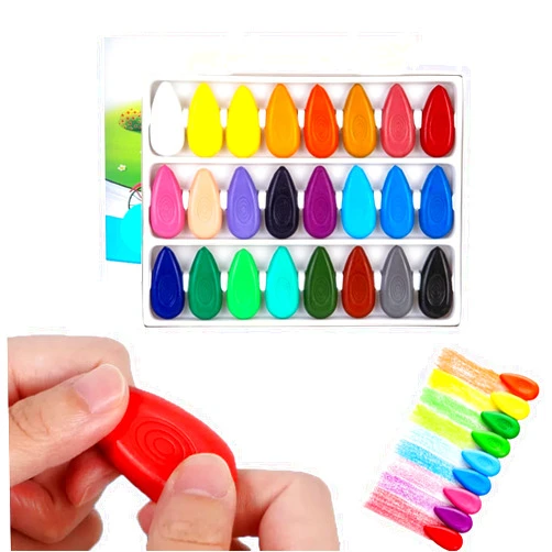 ZY-Wisdom 36Colour Drop Crayons For Toddlers, Non-Toxic Washable Crayons For Children, Easy To Grip Drop Crayons For Ages 2-4, 1-3, 4-8, Colouring Art Supplies Set Gift
