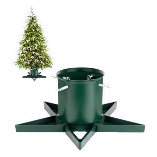Tree Nest Christmas Tree Stand for 6ft Real Tree Green Christmas Tree Holder for Holiday Home Party Christmas Tree Decorations Fits Up to 4.7