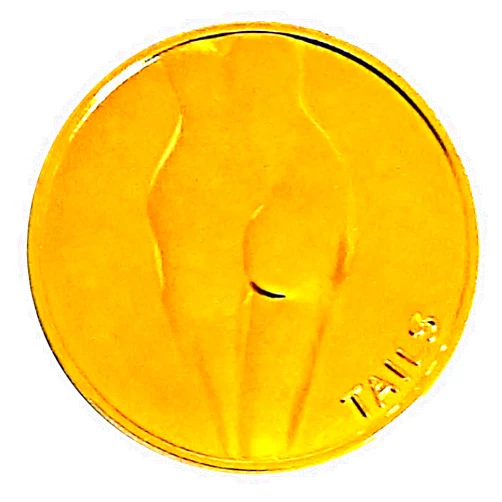 Thompson Emporium Sexy Lady Luck Blazing Gold-Mirror Good Luck Challenge Coin