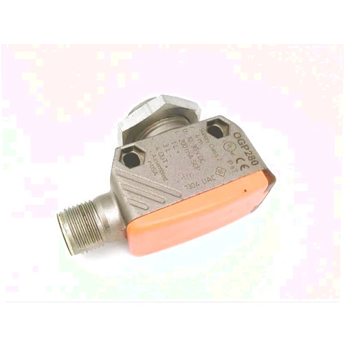 IFM OGP-DPKG/US/CUBE-OGP280 (OGP280), 0.1-4 M Range, 10-30 VDC, -25 to +60 Degrees C, 662 NM WAVELENGTH, A Coded, IP65/67, M12 Connector, PHOTOELECTRIC Retro-Reflective Sensor, PNP, PULSED