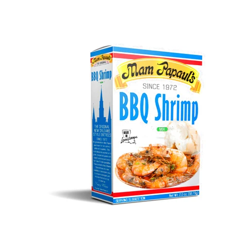 Mam Papauls Mix Barbecue Shrimp, 2 oz