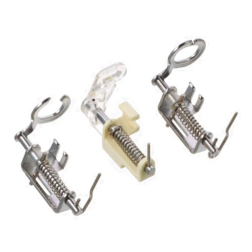 Diyhub 3pcs Large Metal Darning/Free Motion Sewing Machine Presser Foot,Metal Presser Foot for Sewing Household Sewing Accessories Parts
