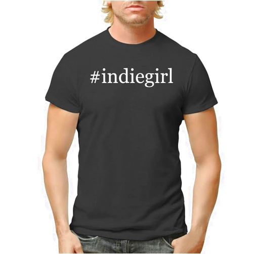 Tracy Gifts #indiegirl - Hashtag Men's Adult Short Sleeve T-Shirt