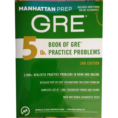 Manhattan Prep 5 lb. Book of GRE Practice Problems (Manhattan Prep 5 lb Series)