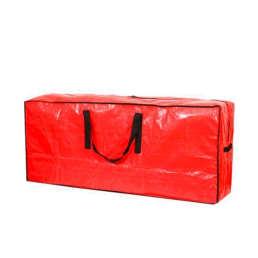 Sattiyrch Christmas Tree Storage Bag - Fits Up to 7.5 ft Holiday Xmas Disassembled Trees with Durable Reinforced Handles & Dual Zipper - Waterproof Material Protects from Dust,Moisture(Red)