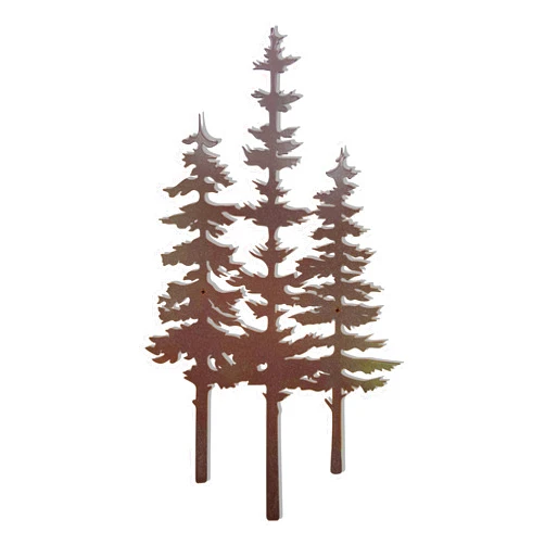 Noxozoqm Metal Tree Wall Decor, Cabin and Rustic Wall Decor for Home, Living Room, Office, Farmhouse - Indoors and Outdoors (Brown)