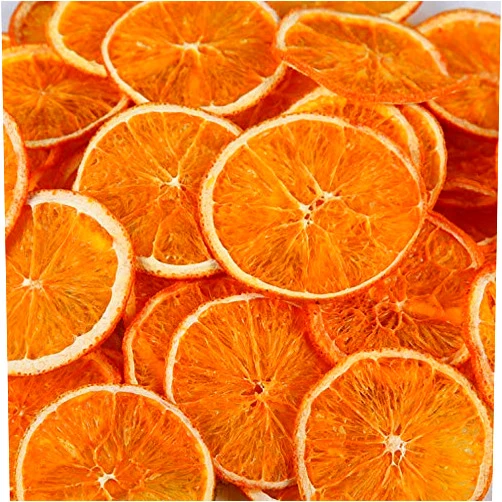 Noble Createaprototype Dried Orange Slices, Low temperature drying Handmade Fruit Tea, Edible Edible Dried Orange Slices For Cake Decoration, Potpourri, Candle Crafts, Table Scatters (250g/8.8oz) (Orange)