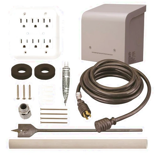 - None - Reliance WKPBN3040 250-Volt 30-Amp Generator Through The Wall Kit w/ PC3040M