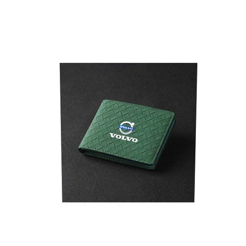 DXWLMZL Car Registration and Insurance Holder for Volvo XC70 I 2000 2001 2002 2003 2004 2005 2006 2007,Car Document Holder for Cards Driver License Vehicle Glove Box Organizer,Green
