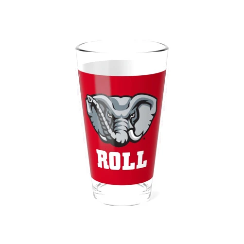 Sunkiss Unlimited Alabama Crimson Tide ROLL TIDE Pint Glass - Fan Cup - Personalized - Customizable