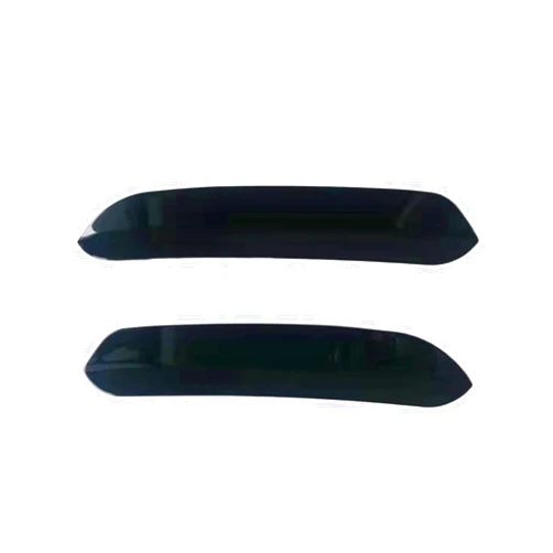 EDEMCO 2pcs Roof Spoiler Fit for Golf MK7 Fitting for Oettinger Style Roof Spoiler Extensions Flaps - Carbon Fiber Look (Color : Gloss Black)