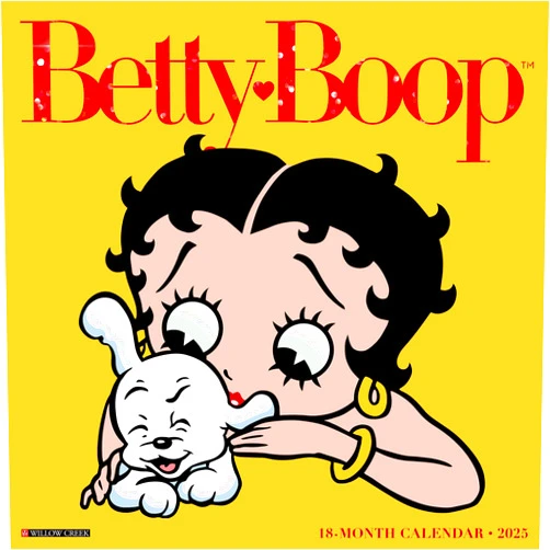 Willow Creek Press Betty Boop Monthly 2025 Wall Calendar (12