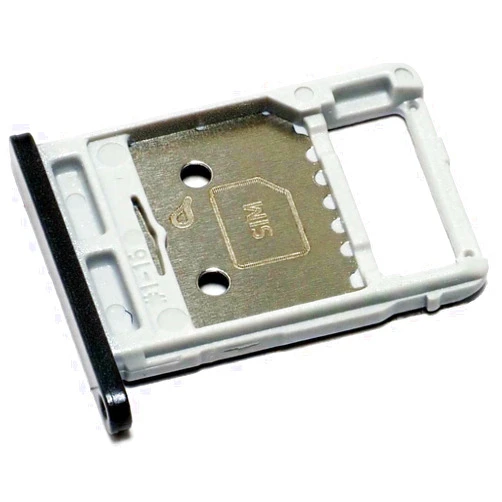 Ruichuang SIM Card Tray SIM Holder SD Slot Plate Replacement for Samsung Galaxy Tab S7 FE SM-T736B SM-T738U (Black)