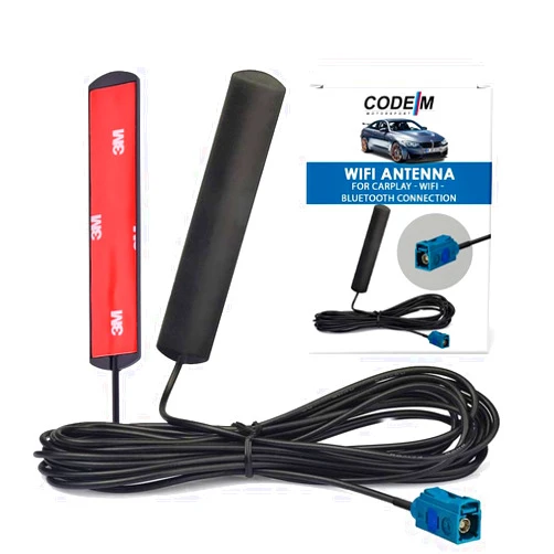 Reloot Code M Vehicle 4G LTE Cellular WiFi Bluetooth 2.4GHz Hidden Antenna - Compatible with BMW, Volkswagen, Audi, Mercedes-Benz, VW - Enhances Carplay, TCU, Bluetooth Module, Head Unit Receiver