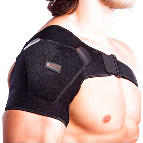 Copper Joe Compression Shoulder Brace for Women & Men - Rotator Cuff Support Brace for Shoulder Pain Relief - Copper-Infused Adjustable Shoulder Brace Compression