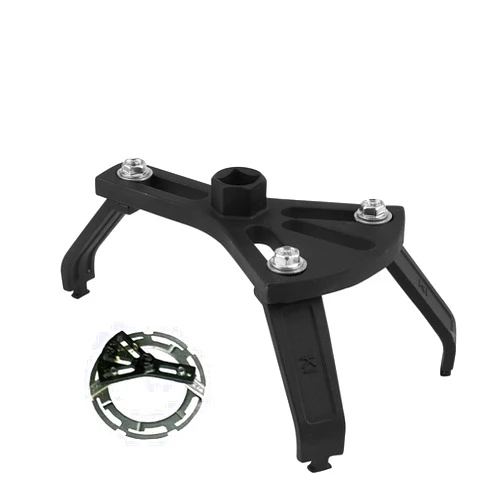 ONER Fuel Pump Removal Tool, Adjustable Size 5.31-7.71 Inches, Cast Iron and Black Painted, Easy to Use