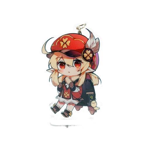 YJacuing Genshin Impact Cute Acrylic Keychain Figure