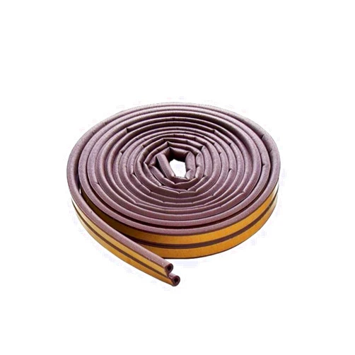 M-D Building Products M-D 63602 17' Brown Extreme Temperature D-Profile Weather Stripping