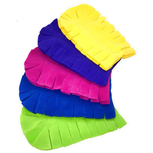 Xanitize Fleece Refills for Swiffer Hand Duster - Reusable, Dry Duster - 5-Pack Rainbow (Jewel)