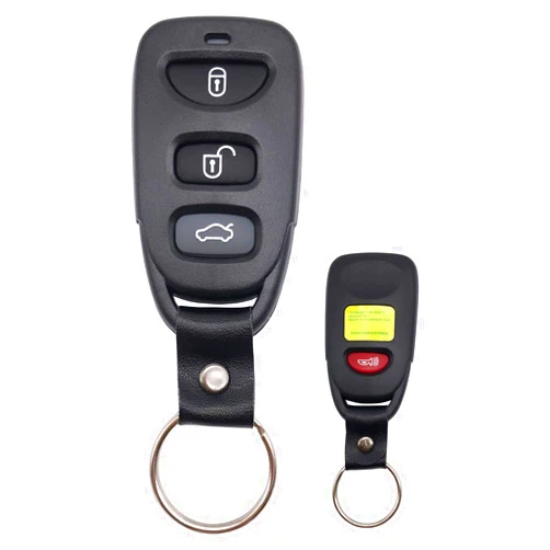 Arrvweer 4 Buttons Keyless Entry Replacement Key Fob Cover Case fit for Hyundai Sonata Elantra Tucson Kia Optima Sorento Soul Remote Control Key Fob Shell