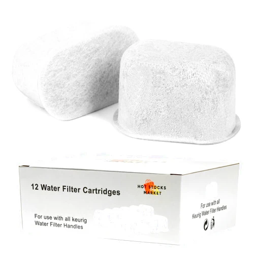 Hot Stocks Market Keurig Filter Replacement, 12 Pack KEURIG Compatible Water Filter Cartridges by Hot Stocks Market for Keurig 2.0 and 1.0 Coffee Makers