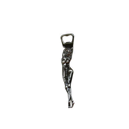 Nor Cal Speed 3D Nude Girl Bottle Opener Solid Steel Double Sided Brush Finish Beer Bar Brewania