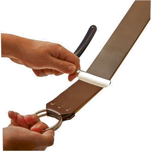 Union Razors Leather Sharpening Strop, Double Sided - SHS4 Brown