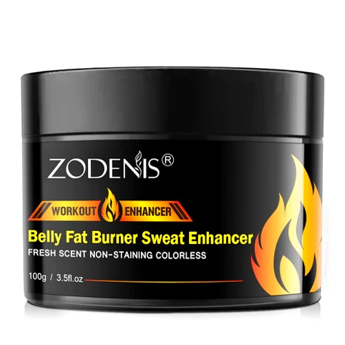 ZODENIS Hot Cream Cellulite and Fat Burner, Fat Burning Cream for Belly, Sweat Workout Enhancer Cream, Slim Shape Cream, Cellulite Treatment for Thighs, Abdomen for Women and Men-3.5 Oz(100g)