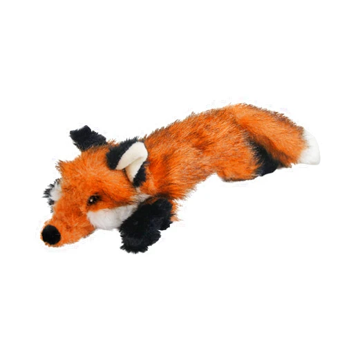 ALL FOR PAWS Dog Squeaky Fox Toy, Stuffed Animal Pet Plush Toys Squeak Chew Toy for Dogs Large