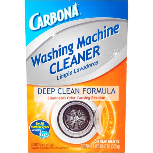 Carbona® Washing Machine Cleaner | Eliminates Odor & Residue | 3 Count, 1 Pack