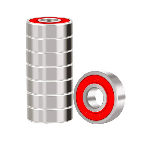 C&Xanadu BESIY Bearings for Skateboards, Longboards, Inline Skates, Roller Skates, Spinners, Double Shielded,8x22x7 Miniature Ball Bearings, 608, ABEC-9(Pack of 8)