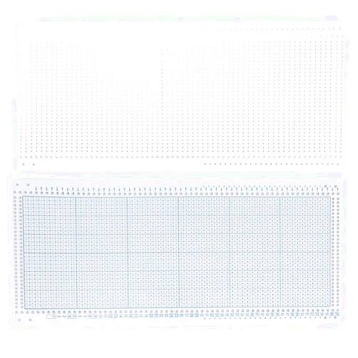 HEEPDD 10Pcs Stitches Punch Card, 30 Stitch Blank Punch Card Roll with 10Pcs Grid Paper Nylon Knitting Machine Accessory Fit for SK-270 SK-272 SK-370 SK830Knitting Needles