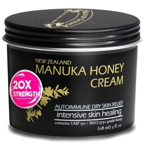 BALM OF GILEAD Manuka Eczema Honey Cream - Moisturizer for Sensitive Skin, Eczema, Psoriasis & Dermatitis - Manuka Honey Ointment, Grassfed Tallow