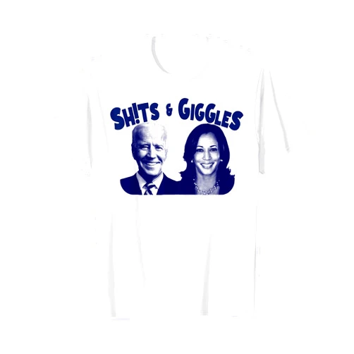 Funny Shits & Giggles Tee Shirt Shits & Giggles Biden Kamala Harris T-Shirt