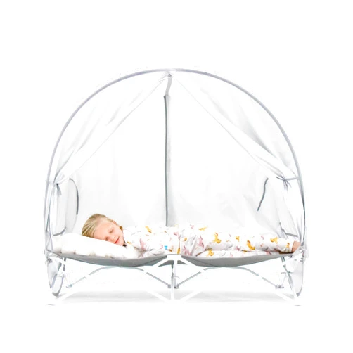 Regalo My Cot Deluxe Portable Toddler Bed with Canopy, Provides UV Protection