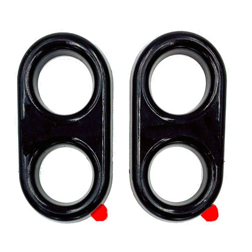 Jam Handle The Original, Automotive Door Closer Grip for Cars and Trucks, Easy to Install, Made in USA, (2-Hole, Black)