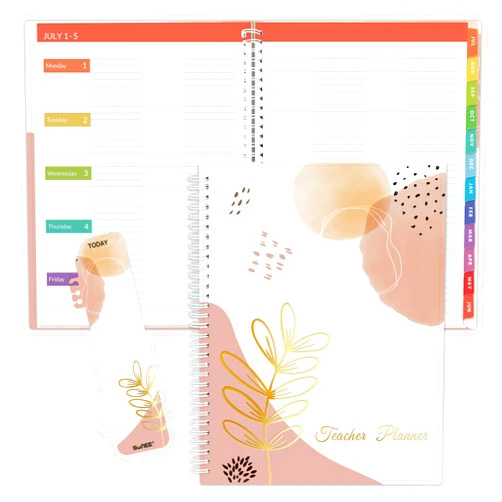 SUNEE Teacher Planner 2024-2025 Academic Year, Lite Lesson Planner Book 8.5