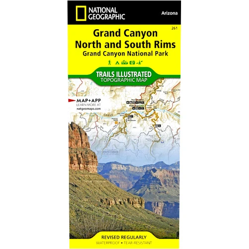 National Geographic Maps Grand Canyon, North and South Rims [Grand Canyon National Park] (National Geographic Trails Illustrated Map)