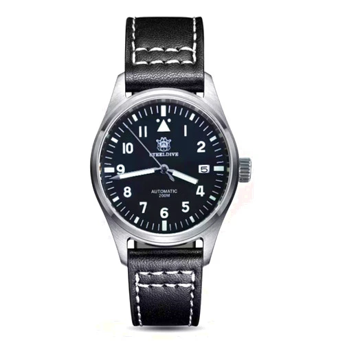 SteeldiveAU Steeldive SD1940 Pilot Watch,Mark XVIII Flieger,NH35,AR Sapphire,Lume,200m Diver,BNIB