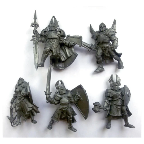 Fantasy Battles Paladins 54 mm 1/32 - 5 Fantasy Figures Tehnolog Russian Toy Soldiers DND Action miniatures