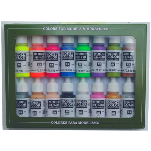 Vallejo Acrylic Wargames Special Set #12, 17ml, 0.57 Fl Oz (Pack of 16)