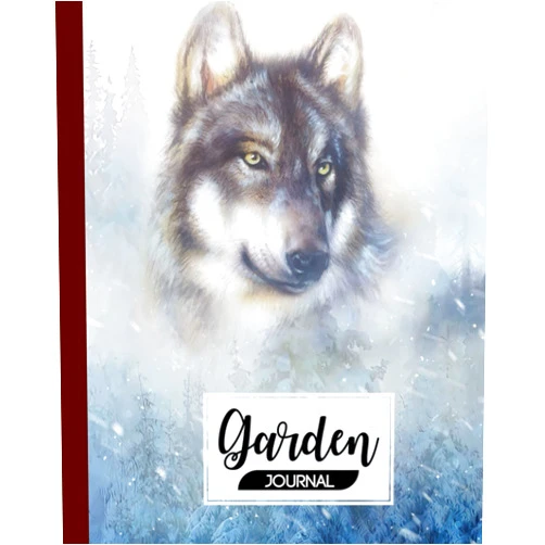 Irma Reimann Garden Journal: Premium Wolf Cover Garden Journal, A Place To Organize, Plan, Record, and Dream About Your Vegetable Garden, 120 Pages, Size 8