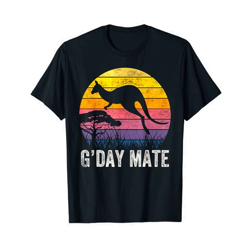Australia Love TShirts G'Day Mate - Kangaroo Australia G'Day Mate Shirt Funny Kangaroo Australian Symbol T-Shirt